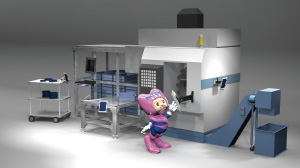 希望将液晶显示器、平板电脑固定在设备上【功能美、设计】